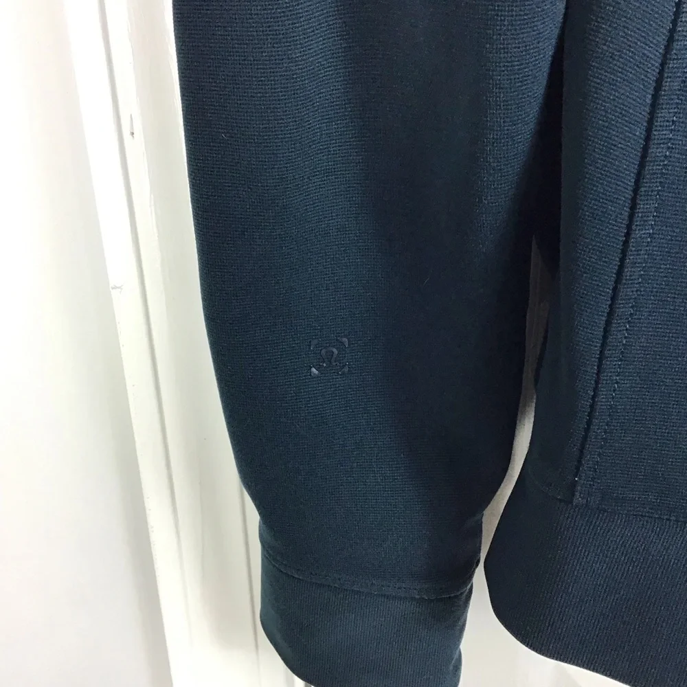 Lululemon Men’s Sojourn High-Neck Hoodie Jacket Blue Size Small